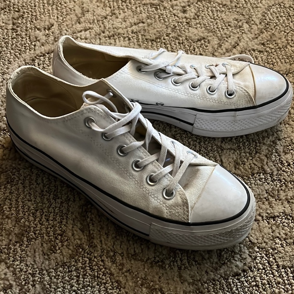 Converse All Star Lift platform sneaker - white